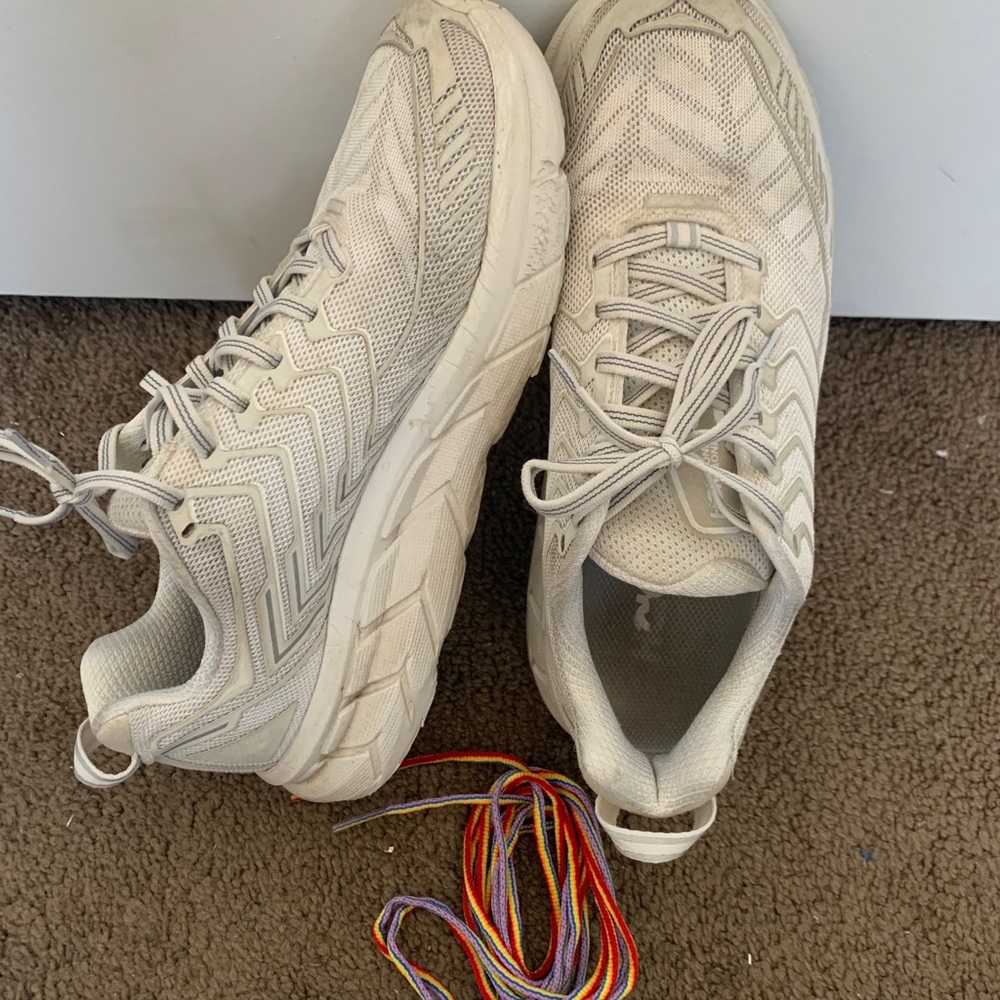 (damaged) HOKA outdoor voices one one cloud shoes